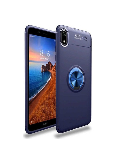 Xiaomi Redmi 7a Kılıf Zore Ravel Silikon Kapak Mavi
