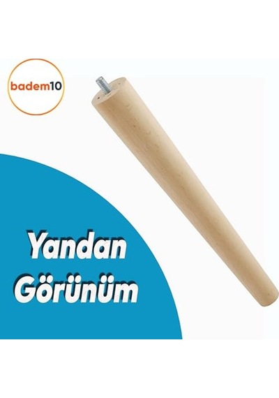 Mobilya Koltuk Kanepe Ayağı Vida Çapı 10 Mm Çok Renkli
