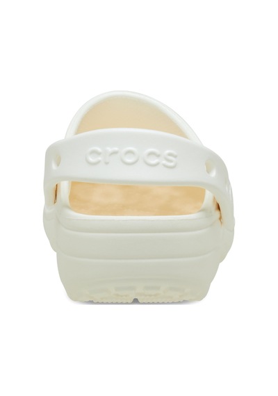 Crocs Classic Floral Cut Out Clog Kadın Terlik Krem Krem