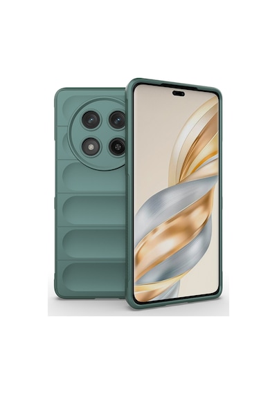 Ardemix Honor Magic 7 Lite Kılıf Esnek Tpu Oyuklu Arka Yüzey Tasarımlı Etnik Siliko Lacivert