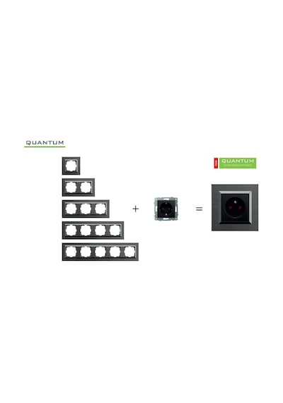Ovivo Quantum Inox Üçlü Çerçeve