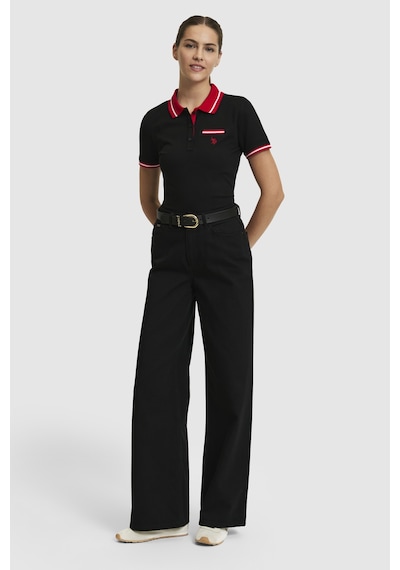 U.s. Polo Assn. Kadın Siyah Tişört Basic 50323455-vr046