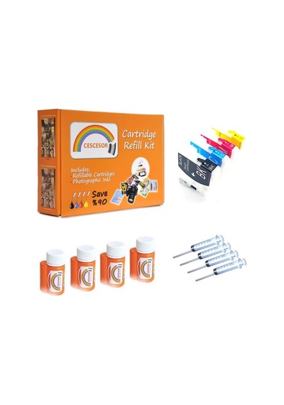 Brother Lc38- Lc39- Lc67 Uyumlu Kartuş Dolum Seti - 4 Renk