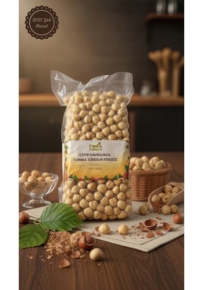 Giresun Fındığı Tam Yağlı Çifte Kavrulmuş Tombul Giresun Fındığı 2 x 500 G