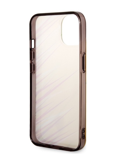 Apple Uyumlu iPhone 14 Kılıf Ferrari Lisanslı Baskı Logolu Çimen Desenli Kapak Sarı