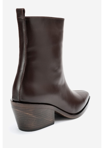 Luvishoes Luvi Shoes Lexıa Kahverengi Cilt Hakiki Deri Kadın Western Bot Kahverengi