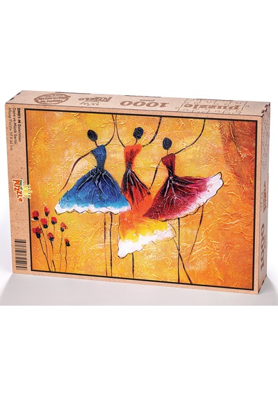 King Of Puzzle Balerinler Ahşap Puzzle 1000 Parça
