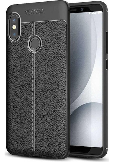 Xiaomi Redmi Note 5 Pro Kılıf Zore Niss Deri Desenli Silikon (516276116)