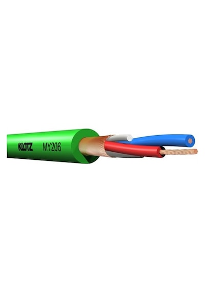 Klotz My206 Pvc Kaplı Mikrofon Kablosu 100 Metre