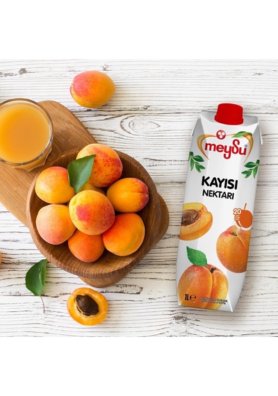 Meysu Kayısı Nektarı 1 Lt X 6 Adet