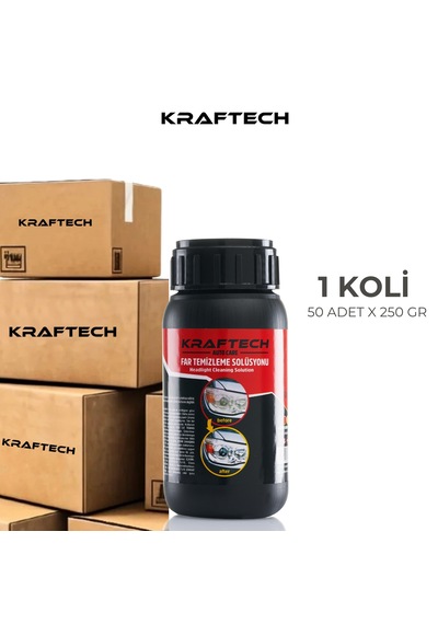 Yeni Nesil Araba Far Temizleme Solüsyonu 250 Gr X 50 Adet