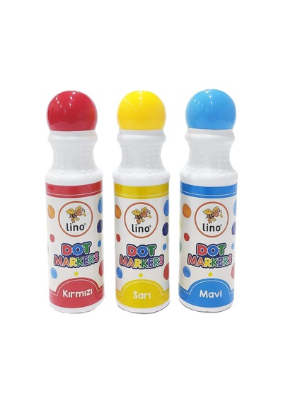 Lino Dot Markers 3' Lü Yıkanabilir Boya