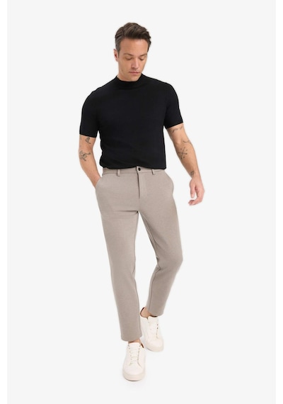 Defacto Jogger Fit Cepli Esnek Kumaş Düz Paça Pantolon T6317az25aubg404 Bej