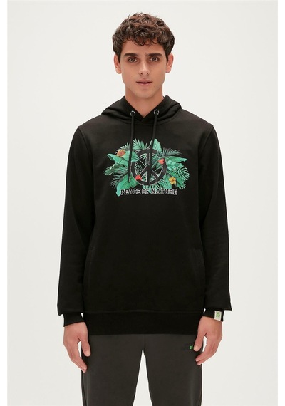 Bad Bear Re-born Hoodie Erkek Sweatshirt-5078 Night