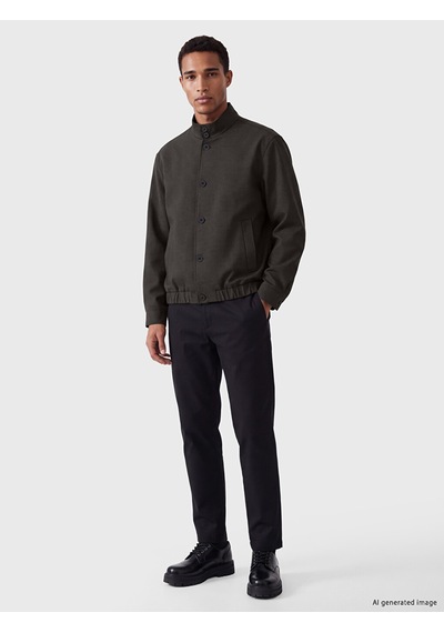 Lcw Vision Kahverengi Regular Fit Dik Yaka Erkek Ceket
