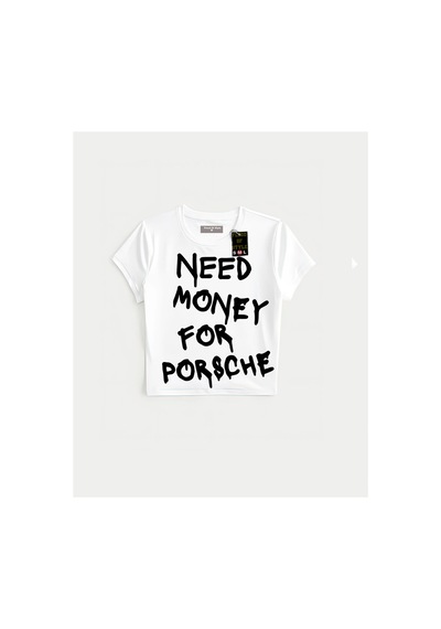 Flood Of Style Beyaz Babby Tee Money Özel Tasarım