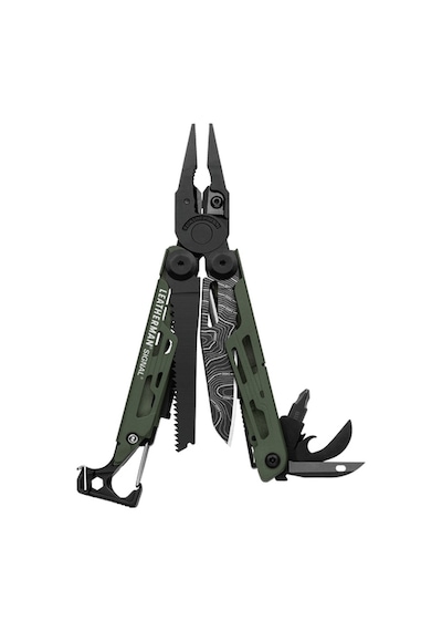 Leatherman Kamp Signal Green Topo Blade Tool Yeşil