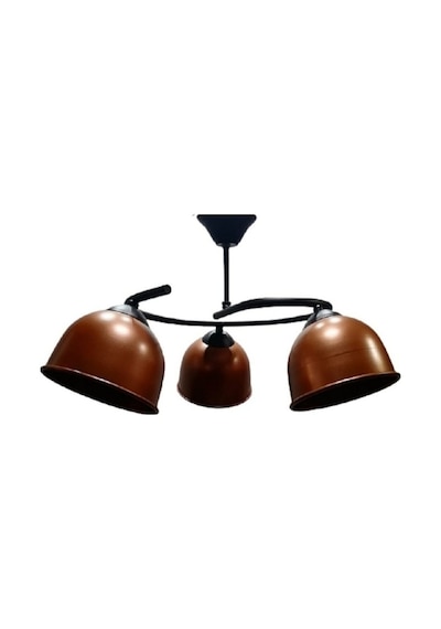 Riolight Modern Üçlü Bakır Başlık Metal Sarkıt Avize (551347011)