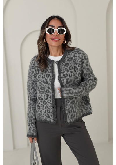Flex Fashıon Kadın Bisiklet Yaka Gri Antrasit Leopar Desenli Yünlü Desenli Hırka Antrasit Gri - 671847464 Antrasit Gri - 671847464 Antrasit Gri Flex Fashıon Kadın Bisiklet Yaka Gri Antrasit Leopar Desenli Yünlü Desenli Hırka Antrasit Gri - 671847464 Antrasit Gri - 671847464 Antrasit Gri