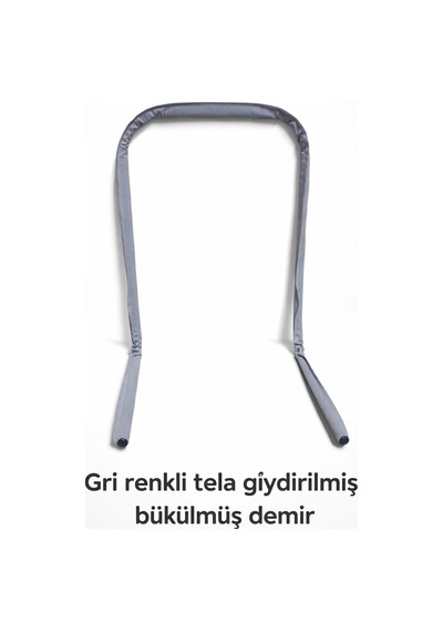 Yatella Yeni Nesil Yatak Bariyeri 180 Cm Mavi -telalı