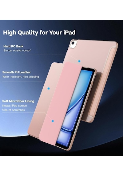 Apple iPad Uyumlu Air 13inç M4/m3/m2 İle Uyumlu Kılıf Pu Deri Standlı Case 2026-2024 Sku: Zeusb0dxvgklbc Arka Kapak Apple iPad Uyumlu Air 13inç M4/m3/m2 İle Uyumlu Kılıf Pu Deri Standlı Case 2026-2024 Sku: Zeusb0dxvgklbc Arka Kapak
