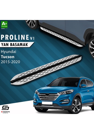 S-dizayn Hyundai Tucson 3 Oem Still Proline V1 Aluminyum Yan Basamak 173 Cm 2015-2020
