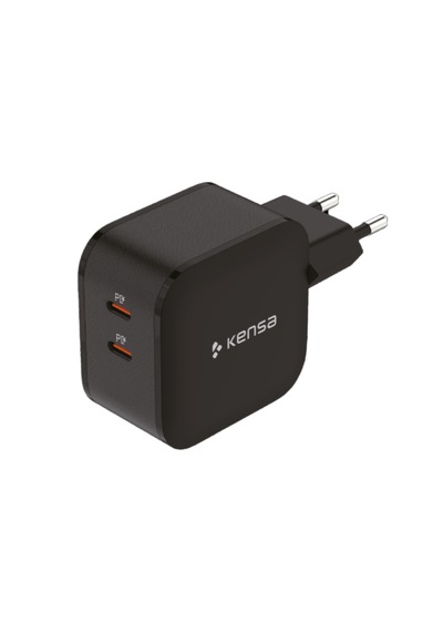 60w Çift Portlu Usb-c Girişli Akıllı Hızlı Şarj Adaptörü