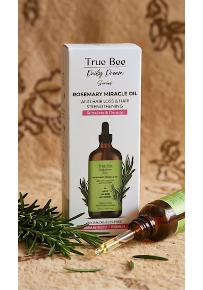 True Bee Daily Dream Rosemary Miracle Oil - Saç Dökülme Karşıtı Biberiye Yağı 100 Ml
