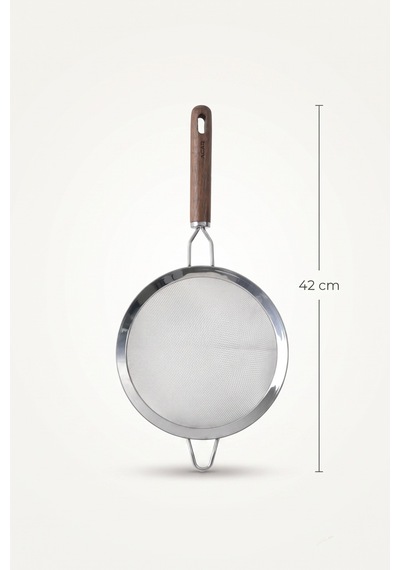 Elitecraft Paslanmaz Çelik Tel Süzgeç - 42 Cm Gümüş