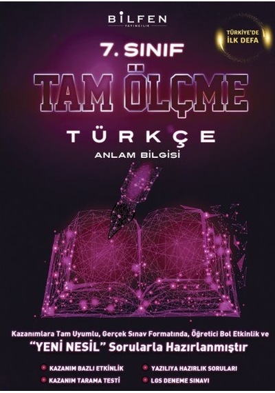 7.Sınıf Türkçe Tam Ölçme- Bilfen Yayınları