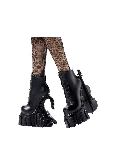 Hxj04 Monster High Wednesday Okul Üniformalı Bebek Standart