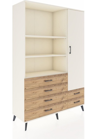 Hyperion Dolap 7 Raflı 6 Çekmeceli Tek Kapaklı 132x44x195 Aytaşı-aytaşı/çam Aytası/atlas Çam Hyperion Dolap 7 Raflı 6 Çekmeceli Tek Kapaklı 132x44x195 Aytaşı-aytaşı/çam Aytası/atlas Çam