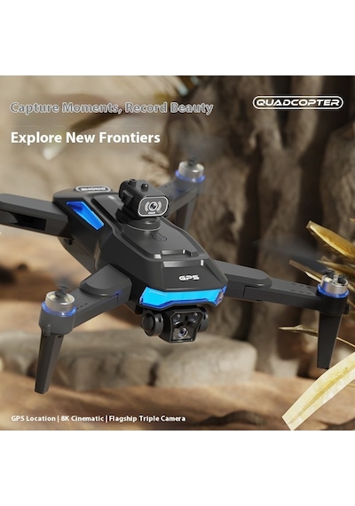 Çeşithane J18 Mini Drone Hd Çift Kameralı, Fırçasız Motorlu, Engel Kaçınma Sensörlü, App Kontrollü