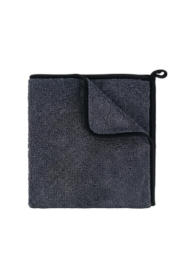 Sogud Mikrofiber Oto Kurulama Bezi 50x70 Cm 550 Gsm Süper Emici Araç Kurulama Havlusu, İz Bırakmaz & Çizmez, Tek Silmede Kurutma, Profesyonel Oto Temizlik Bezi - Siyah