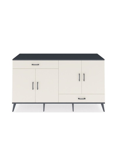 Hyperion Konsol 5 Raflı 2 Çekmeceli 4 Kapaklı 176x44x99 Antrasit- Antrasit-aytaşı Hyperion Konsol 5 Raflı 2 Çekmeceli 4 Kapaklı 176x44x99 Antrasit- Antrasit-aytaşı