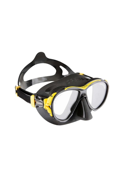 Cressi Naxos Dalış Maskesi Black/yellow Çok Renkli