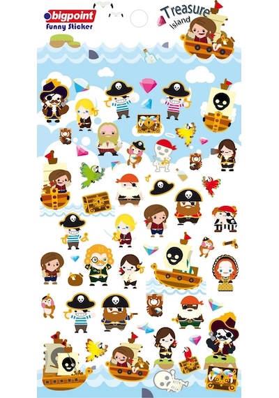 Bigpoint Sticker Korsanlar X 15 Adet