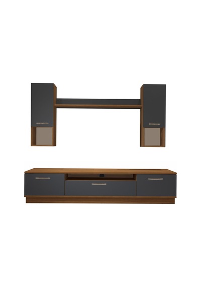 Decoraktiv Trendstyle 5da Mdf Tv Ünitesi Tv Sehpası Ceviz - Antrasit