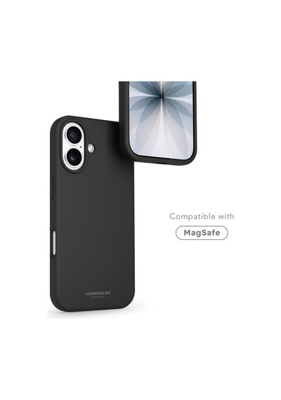 Vonmahlen İphone 17 Yumuşak Silikon Kılıf Siyah