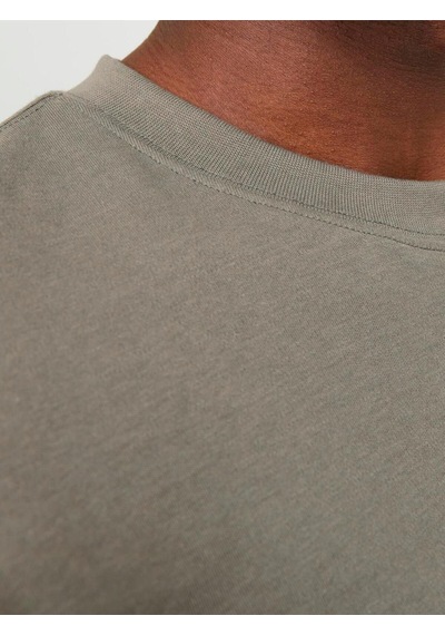 Jack & Jones Erkek Bisiklet Yaka Loose Fit Haki T-shirt - 12254412 Haki