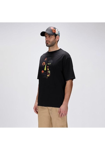 Bad Bear Collis Os Erkek Siyah Tişört