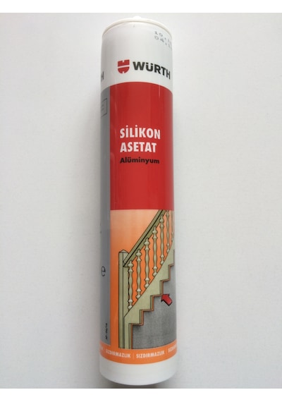 Würth Güçlü Silikon Yapıştırıcı 310ml Gümüş Renk Silikon
