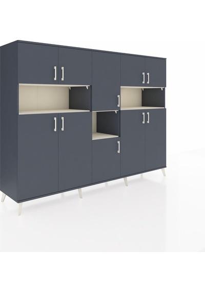 Hyperion Dolap 14 Raflı 10 Kapaklı 220x44x163 Antrasit-antrasit/a Antrasit-antrasit/aytaşı Hyperion Dolap 14 Raflı 10 Kapaklı 220x44x163 Antrasit-antrasit/a Antrasit-antrasit/aytaşı
