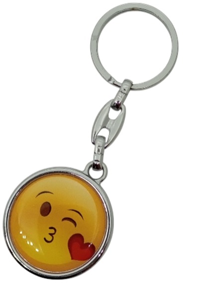 Öpücük Emoji Anahtarlık Yada Kolye Ucu