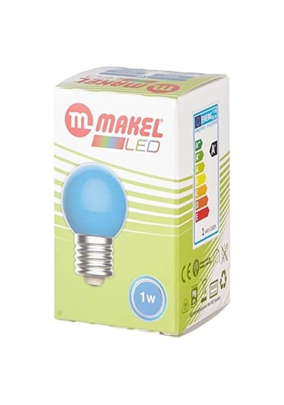Makel Led Gece Lambası, 1 W, Mavi