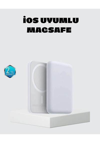 Magsafe 15w Kablosuz Hızlı Şarj, Lightning Girişli Taşınabilir Batarya Çok Renkli 74918101