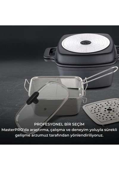 Çok Fonksiyonlu 5 Parça Yemek Seti, Tüm Ocaklara Uygun Çok Renkli