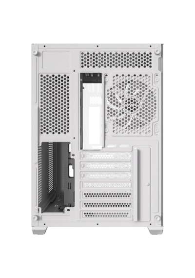 Antec Cx Mirror Mid Tower Oyuncu Kasası - 270 Panoramik Temperli Cam - 7x120mm Argb Fan - Atx / Micro-atx / Itx - Usb Type-c - Rtx 50 Serisi Uyumlu - Çift Bölmeli Tasarım Beyaz