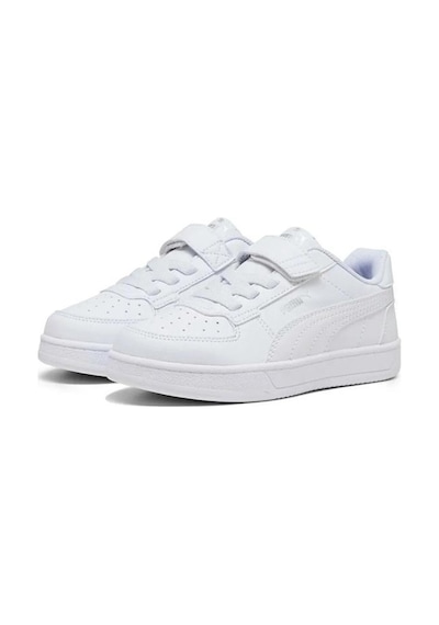 Puma 393839-02 Caven 2.0 Ac+ Ps  Black- Wh Çocuk Spor Ayakkabı Beyaz