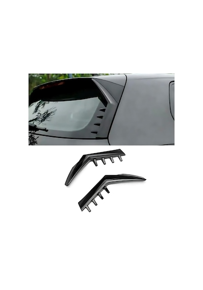 Volkswagen Golf Uyumlu 8 Cam Çıtası Life Style İmpression R-line Paket Uyumlu Piano Black Parça